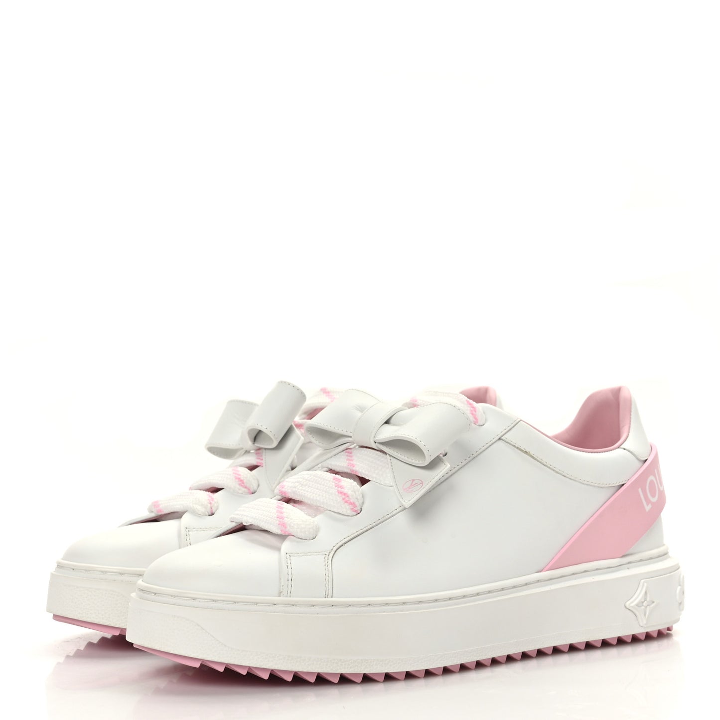 Time Out Bow Sneakers 40 White Pink