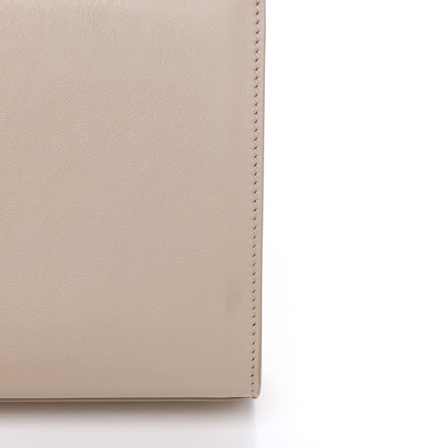 Smooth Calfskin Medium Braided Monogram Kate Satchel Nude Powder
