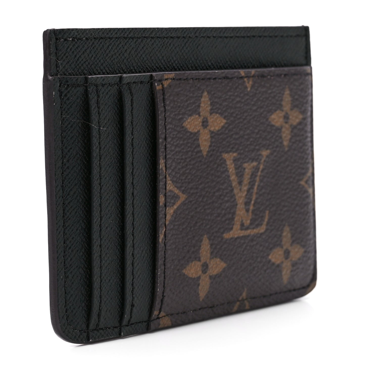 Reverse Monogram Side Up Card Holder