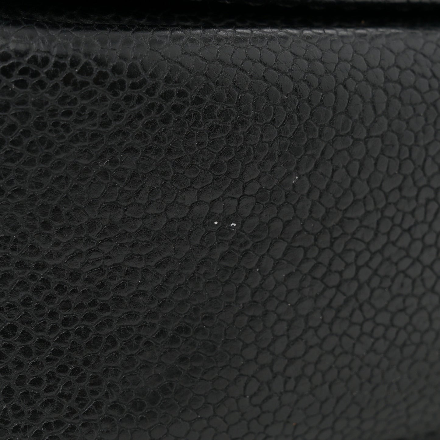 Grained Calfskin Quilted Small Cuba Top Handle Flap Black