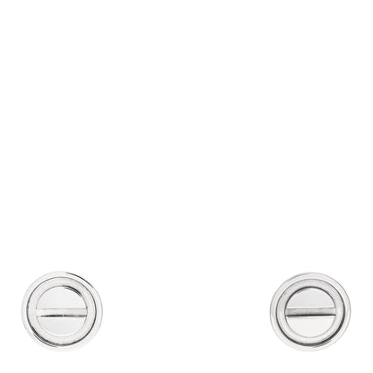 Cartier 18K White Gold LOVE Earrings 1 of 4