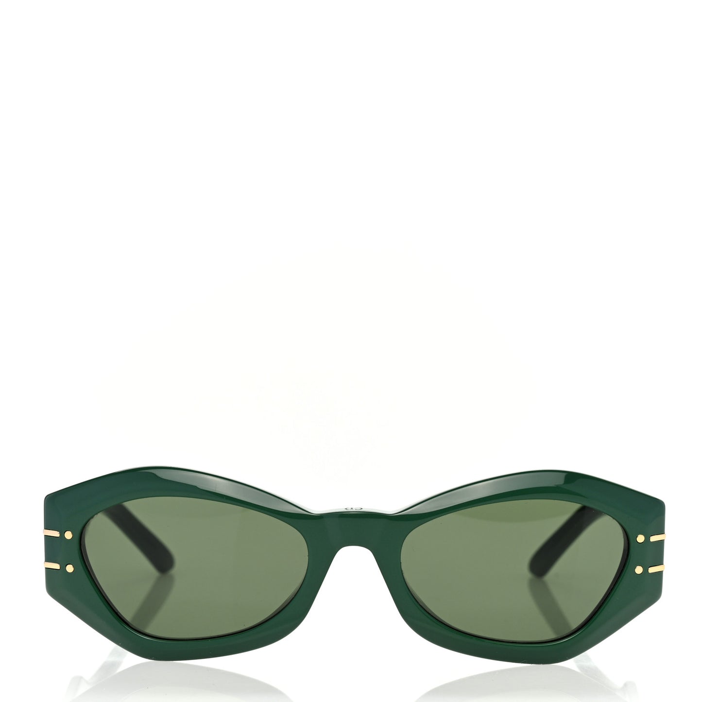 Acetate DiorSignature B1U Butterfly Sunglasses Green