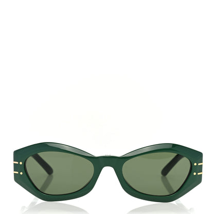 Christian Dior Acetate DiorSignature B1U Butterfly Sunglasses Green 2 of 7