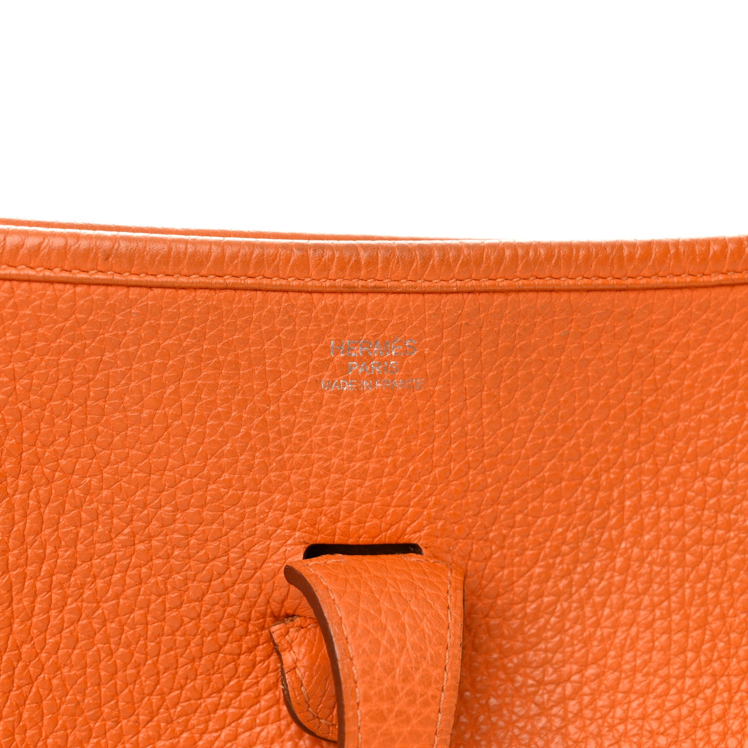 Hermes Taurillon Clemence Evelyne III PM Orange 6 of 16