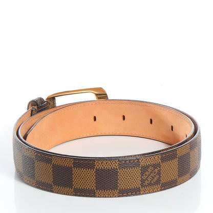 Louis Vuitton Damier Ebene Ellipse Belt 85 34 3 of 7