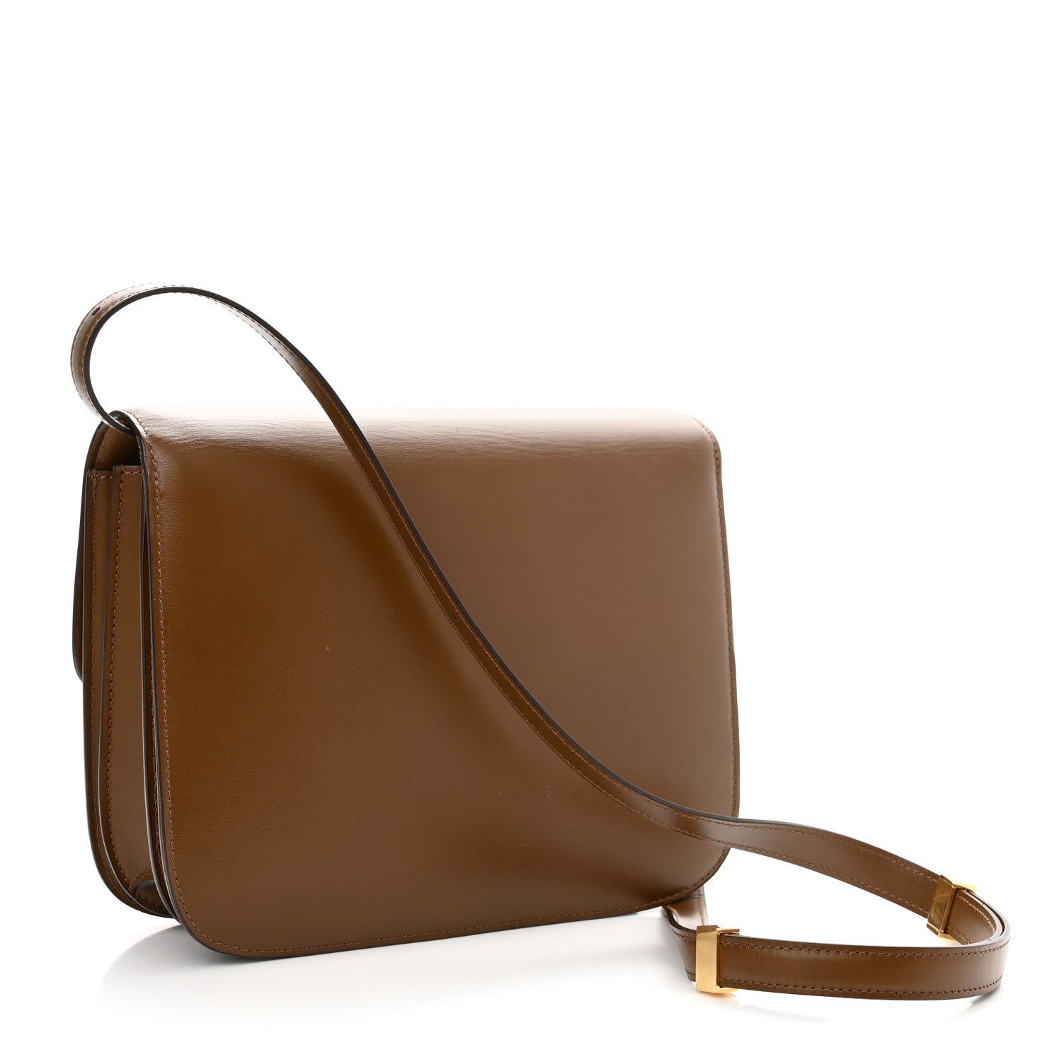 Celine Box Calfskin Medium Classic Box Flap Bag Camel 3 of 11