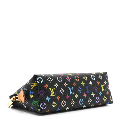 Louis Vuitton Monogram Multicolor Cosmetic Pouch Black Grenade 4 of 9