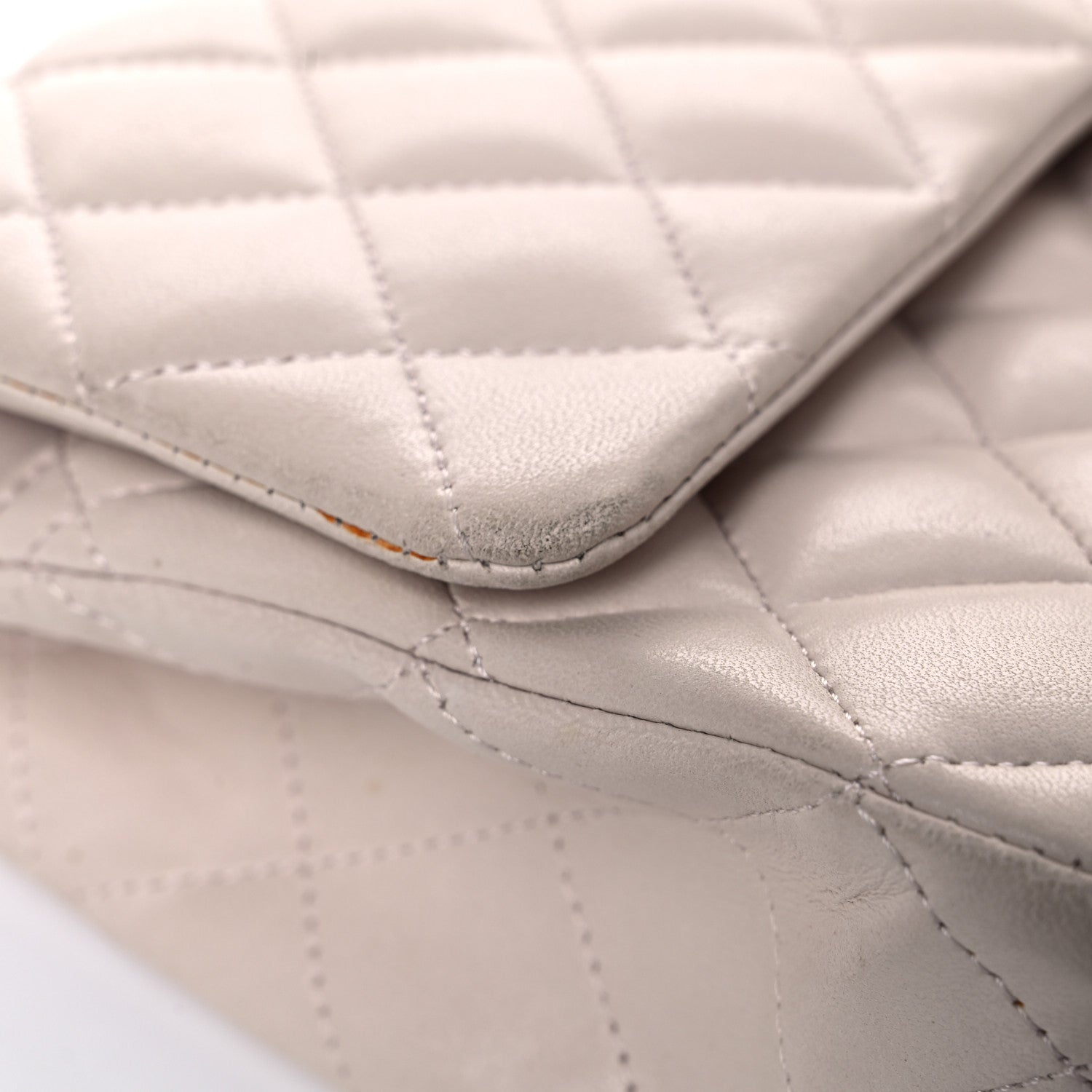 Chanel Lambskin Quilted Medium Double Flap Light Pink 19 of 26