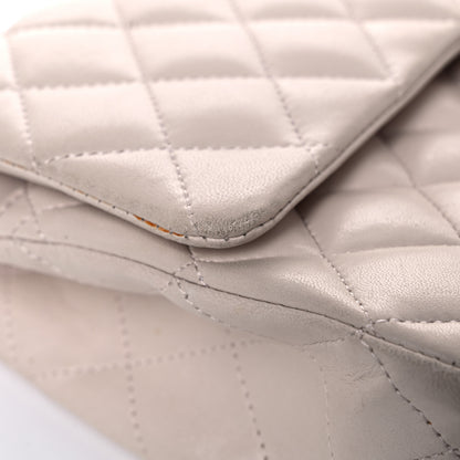 Chanel Lambskin Quilted Medium Double Flap Light Pink 19 of 26