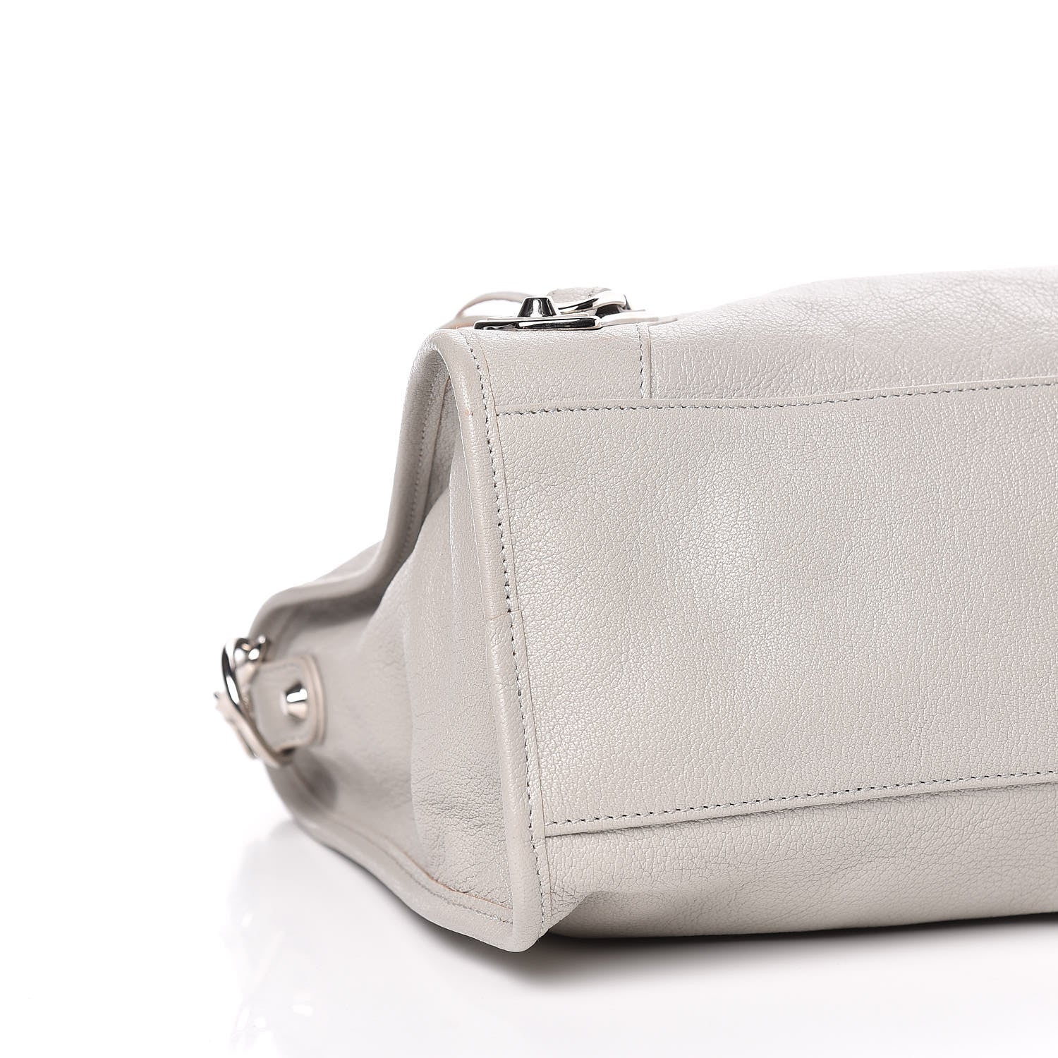 Balenciaga Chevre Silver Metallic Edge Hardware City Gris Glace 5 of 12