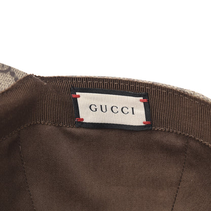 Gucci GG Supreme Monogram Boutique Print Baseball Hat S Beige 7 of 8