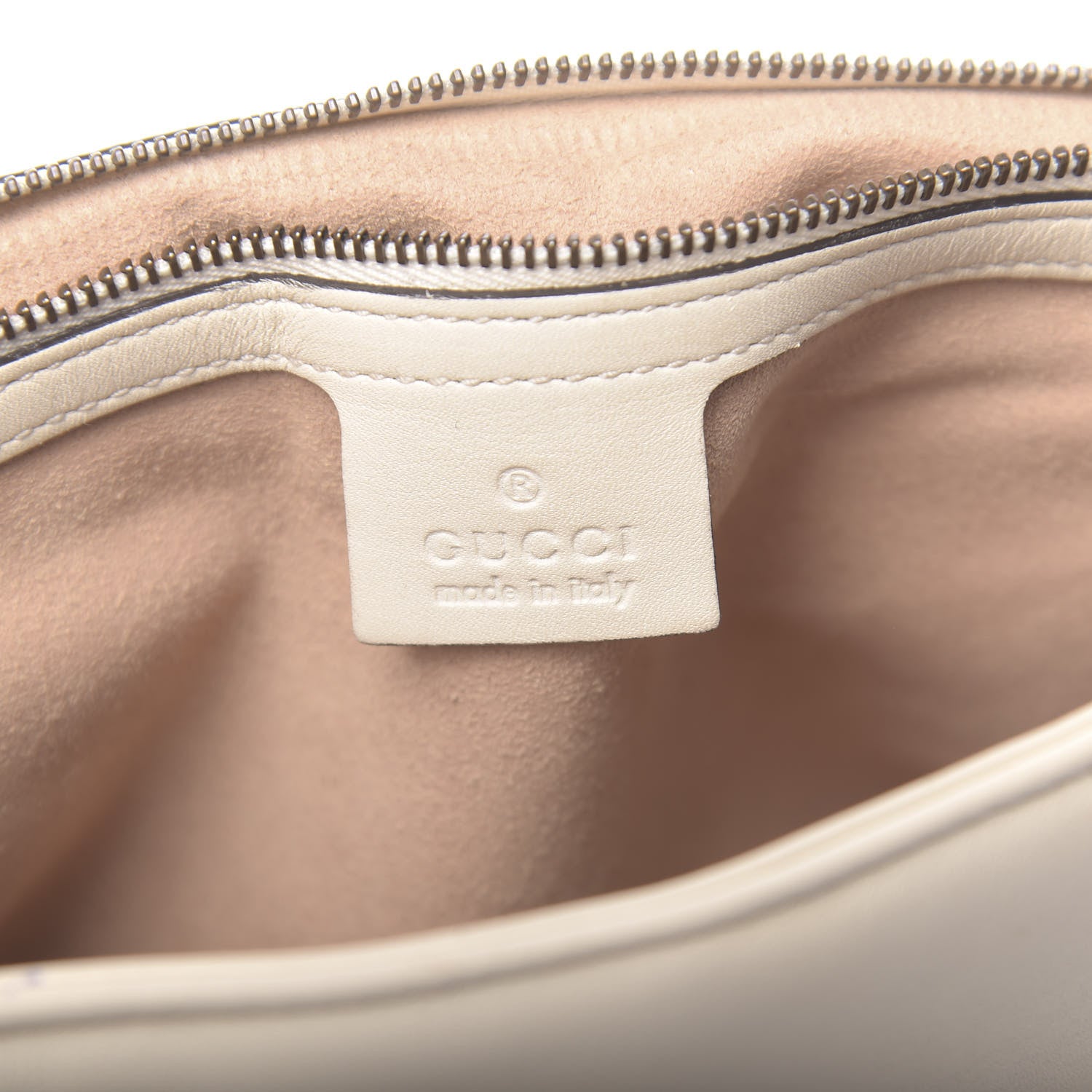 Gucci Calfskin Matelasse Medium GG Marmont Shoulder Bag White 7 of 23