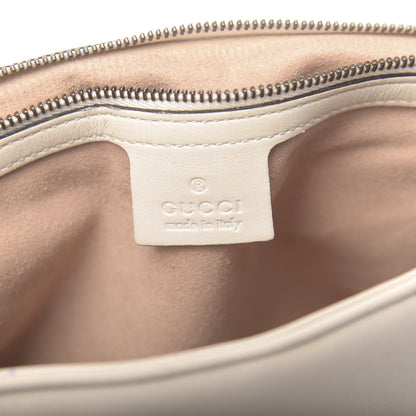 Gucci Calfskin Matelasse Medium GG Marmont Shoulder Bag White 7 of 23