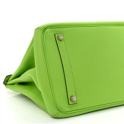 Hermes Togo Birkin 35 Vert Cru 10 of 11