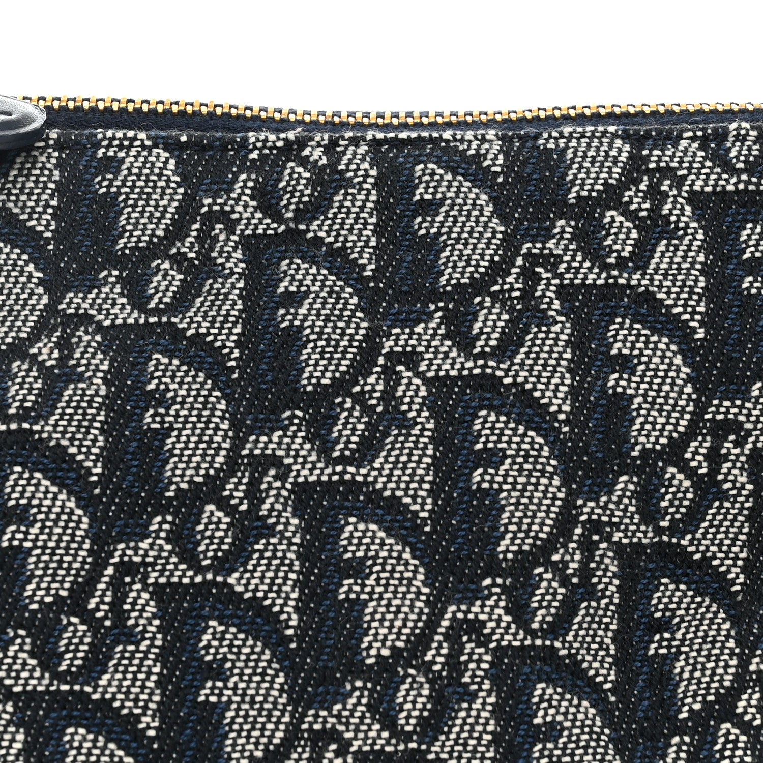 Christian Dior Monogram Mini Saddle Pochette Navy 8 of 10