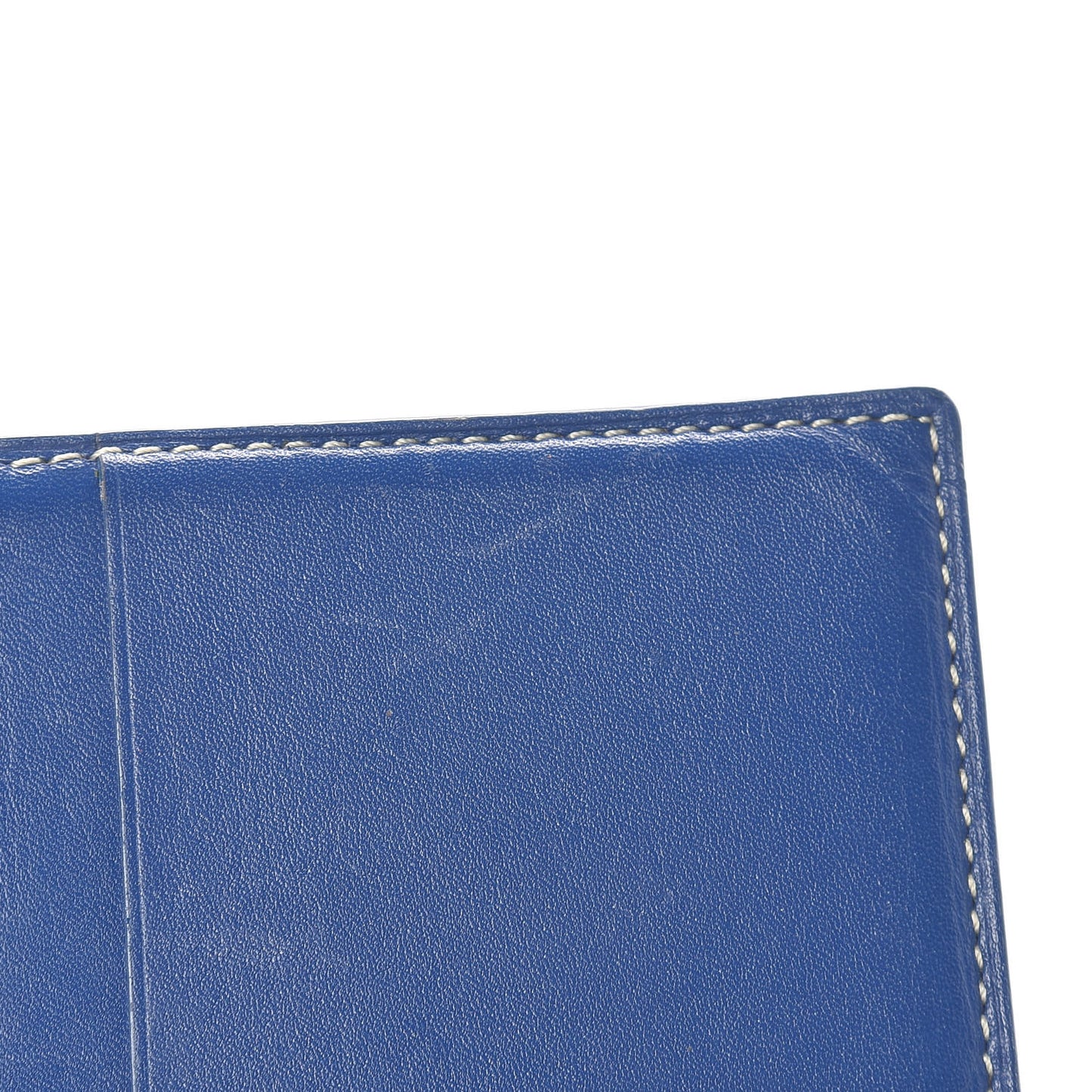 Chevron Bifold Wallet Navy
