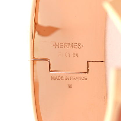 Hermes Enamel Wide Clic Clac H Bracelet PM Mango 4 of 6