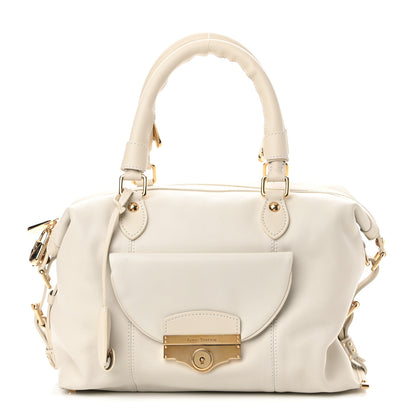 Louis Vuitton Calfskin Sac Louis White 1 of 9