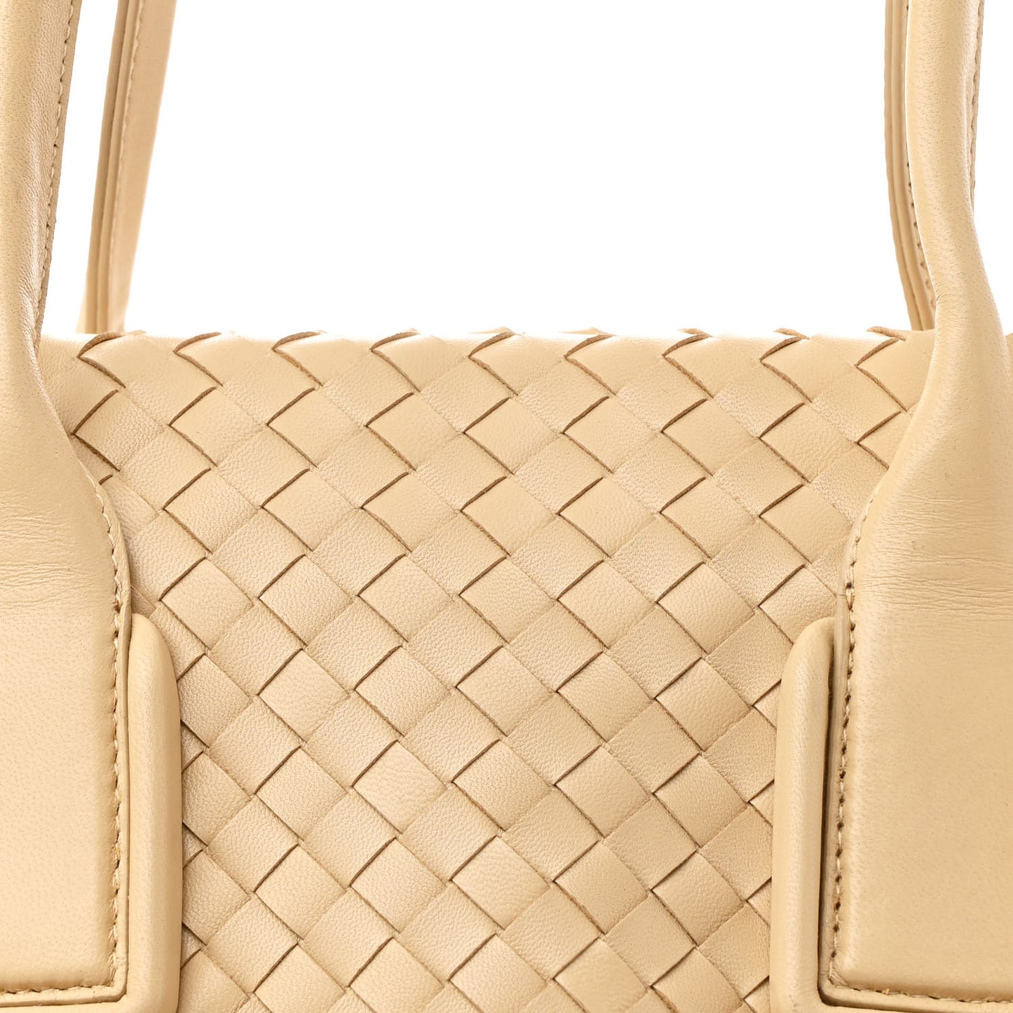 Nappa Intrecciato Snap Tote Porridge