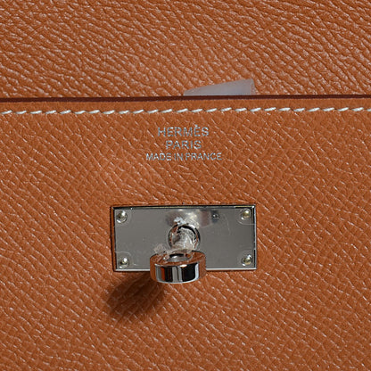 Hermes Epsom Kelly Longue Wallet Gold 9 of 16