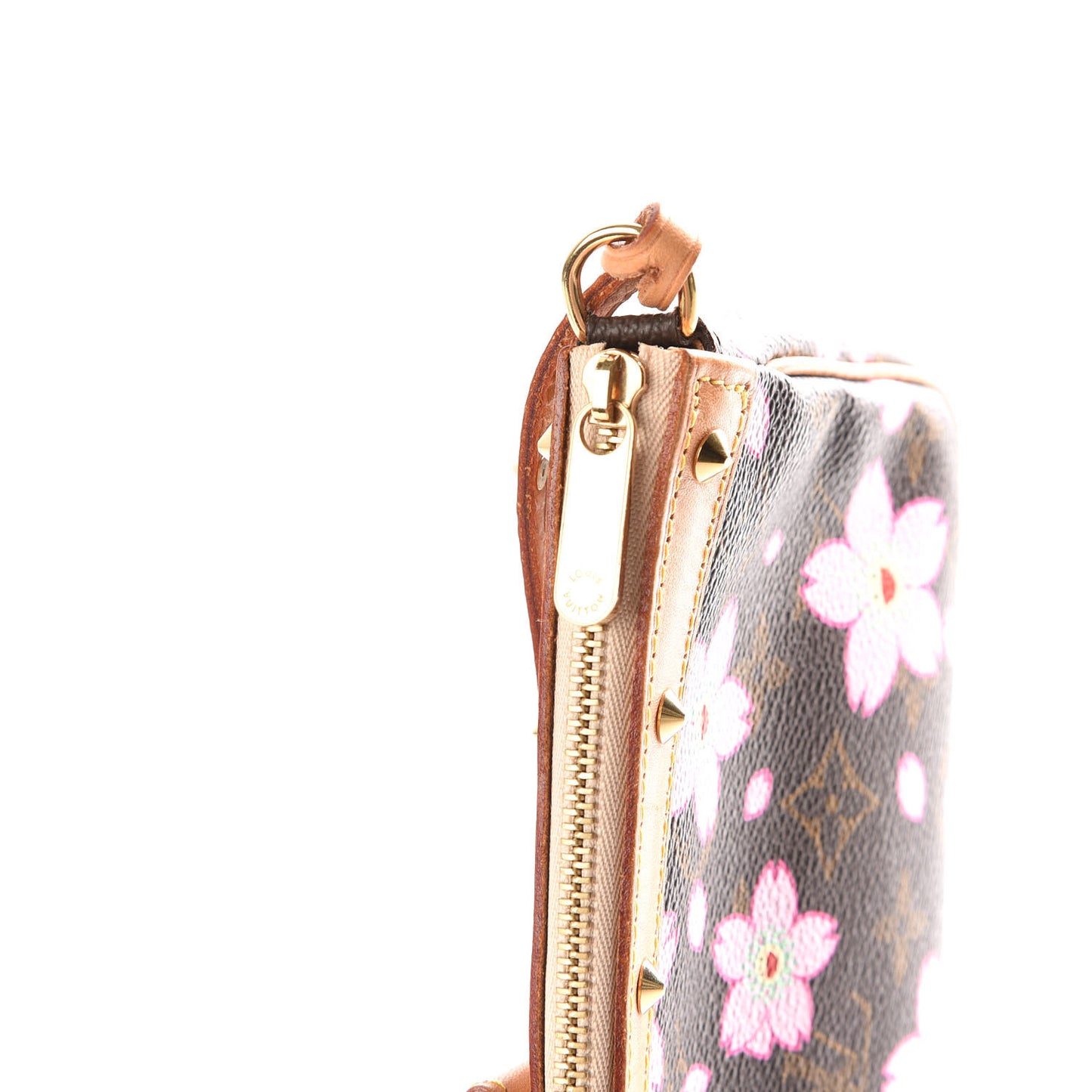 Monogram Cherry Blossom Pochette Accessories Brown