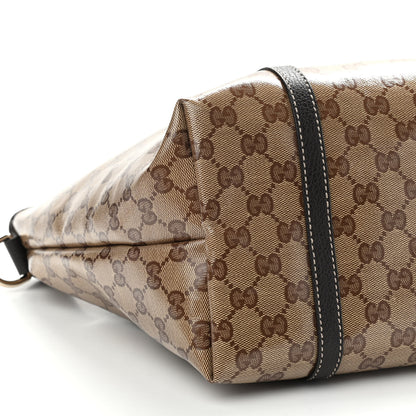 Gucci Crystal Monogram Medium Joy Tote Beige Ebony Testa di Moro 8 of 9