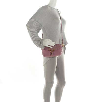 Chloe Pebbled Calfskin Small Marcie Crossbody Bag Velvet Mauve 2 of 8