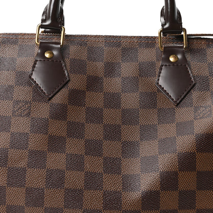 Louis Vuitton Damier Ebene Speedy 30 7 of 9