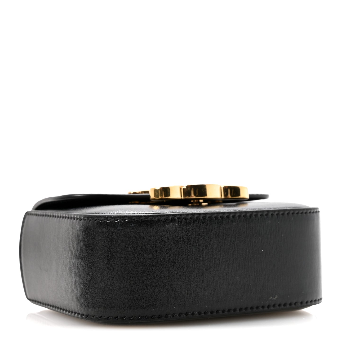 Shiny Calfskin Mini Claude Black