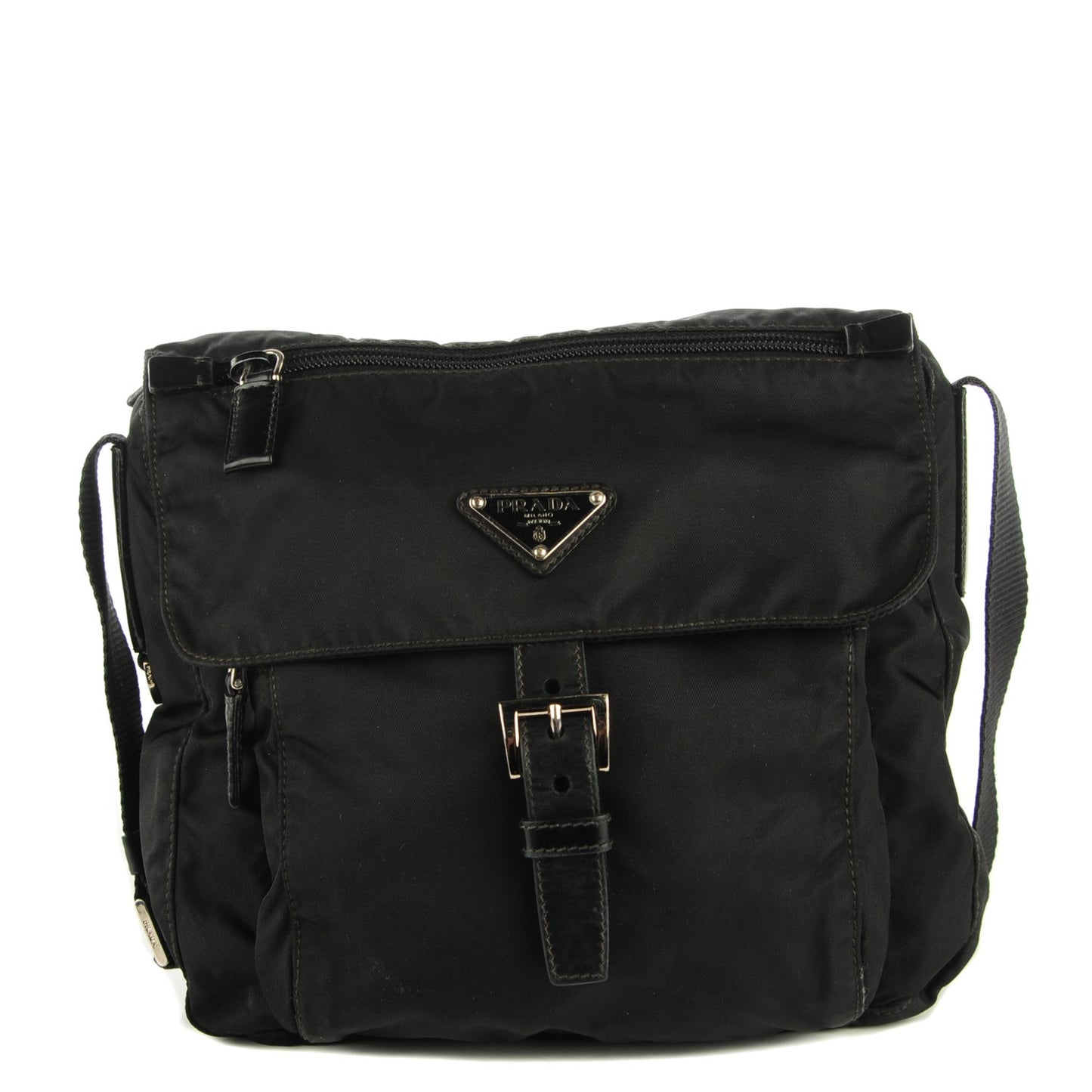 Nylon Vela Messenger Black