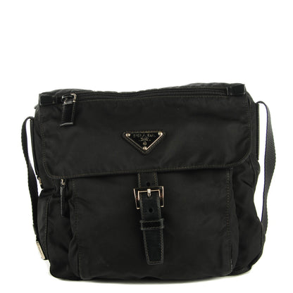 Prada Nylon Vela Messenger Black 1 of 7