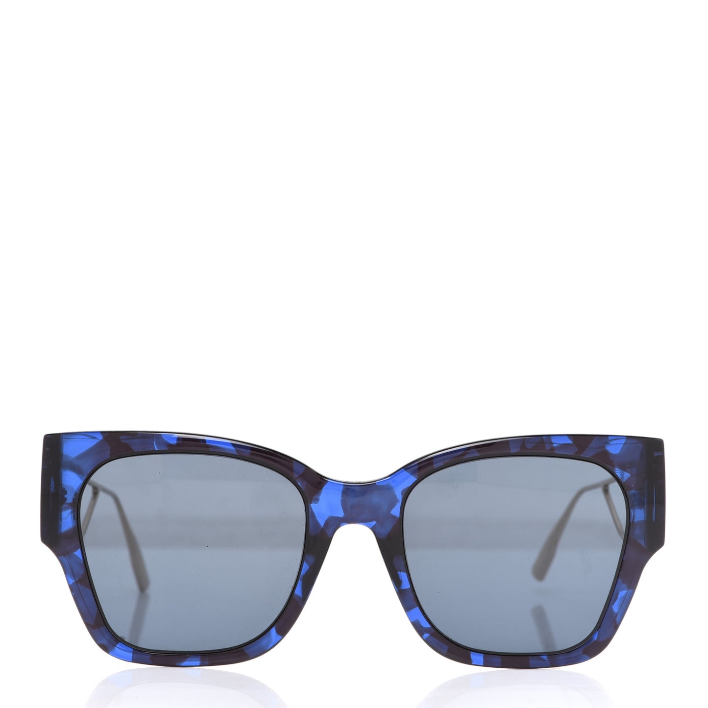 Acetate Rectangular 30 Montaigne 1 Sunglasses Blue