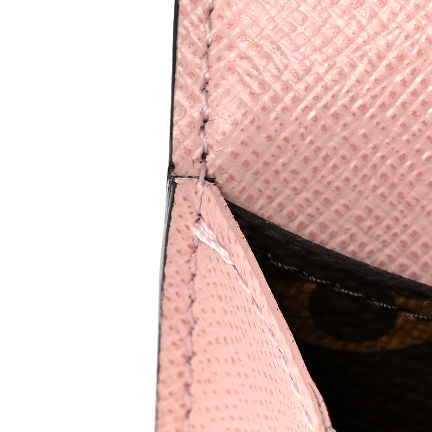 Monogram Emilie Wallet Rose Ballerine