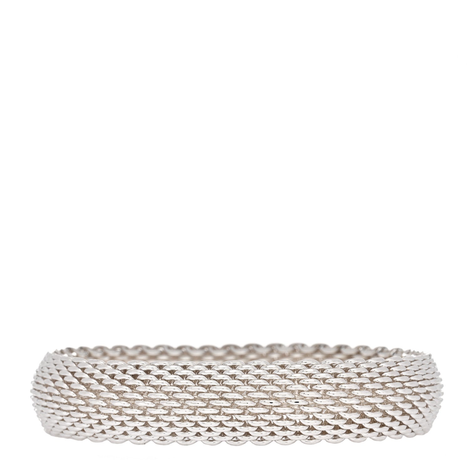 Tiffany Sterling Silver Somerset Mesh Bracelet 1 of 3