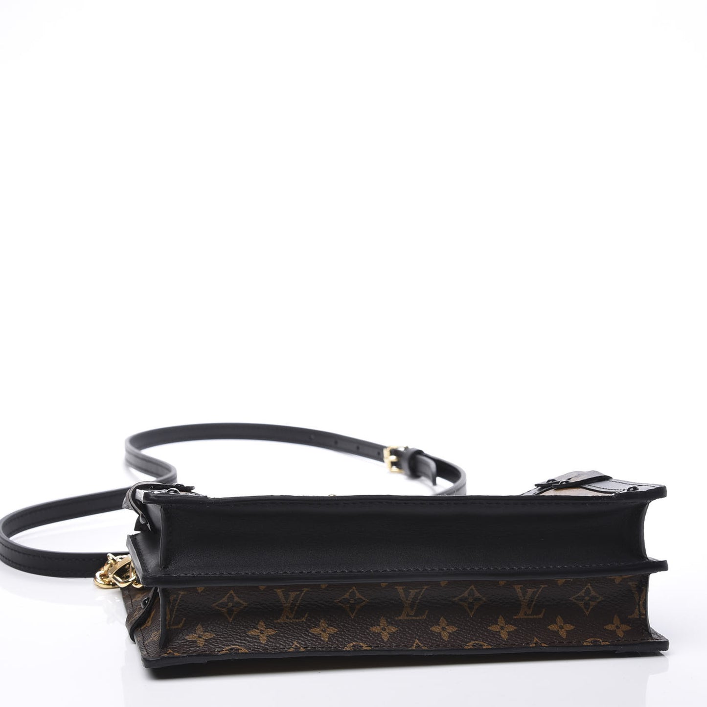 Reverse Monogram Trunk Clutch