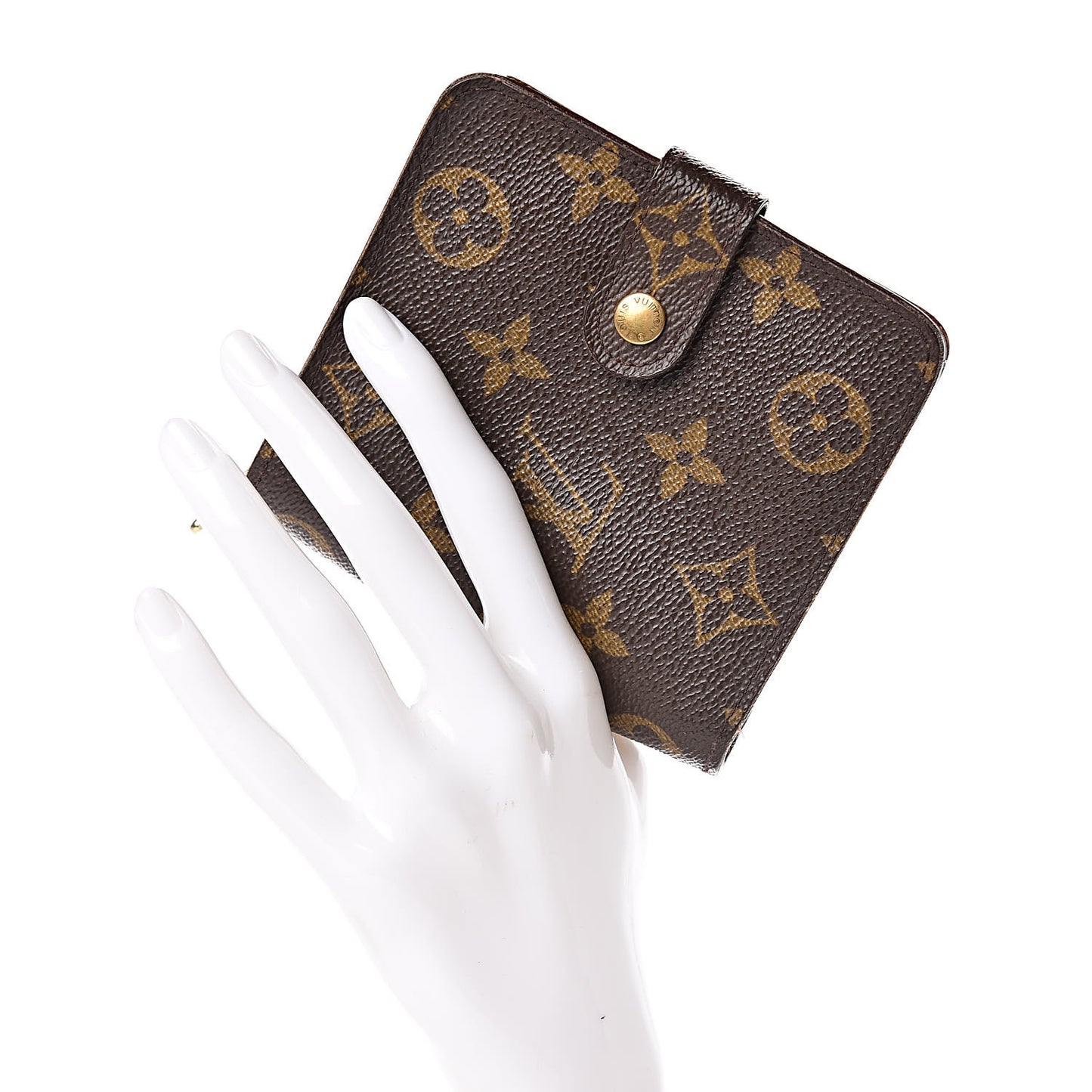 Monogram Compact Zippe Zipped Wallet