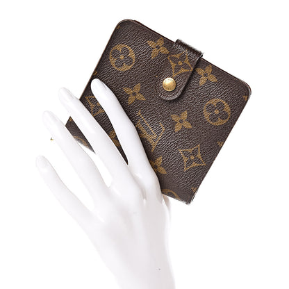Louis Vuitton Monogram Compact Zippe Zipped Wallet 2 of 16