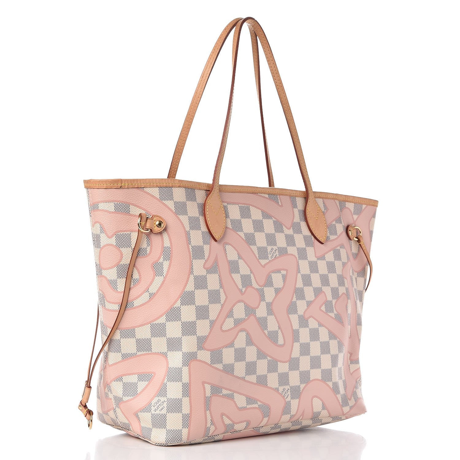 Louis Vuitton Damier Azur Tahitienne Neverfull MM 3 of 10