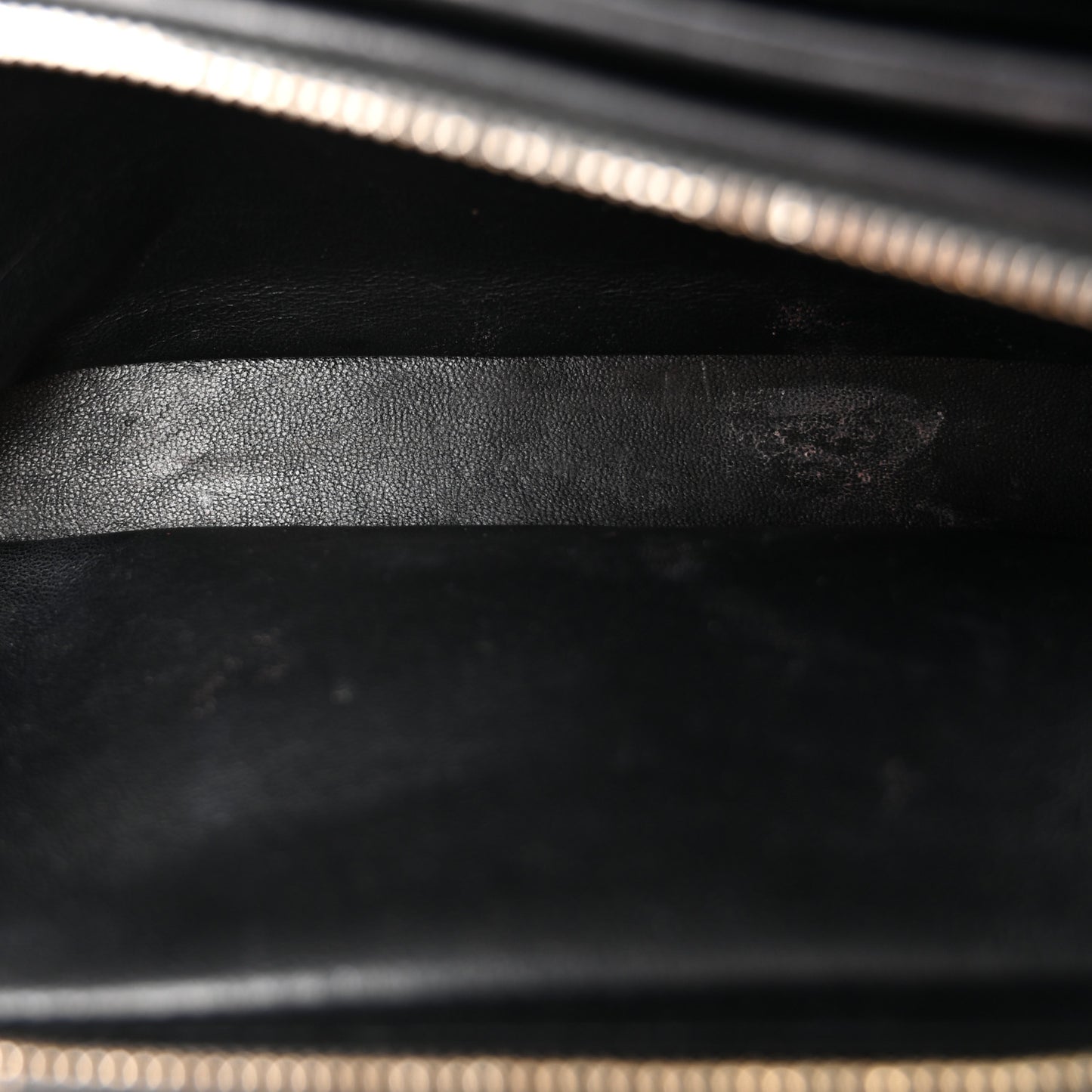 Calfskin Chevron Stitched Medium Coco Flap Bag Black