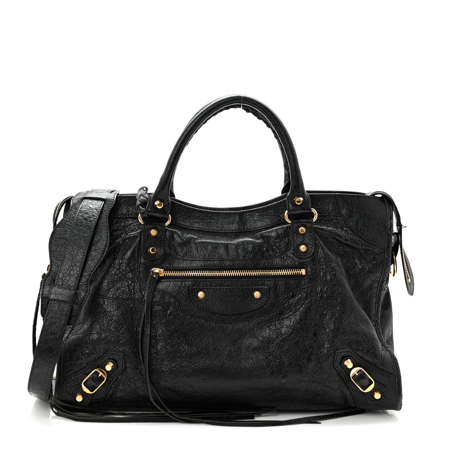 Balenciaga Agneau Classic Gold Hardware City Black 1 of 12