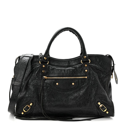 Balenciaga Agneau Classic Gold Hardware City Black 1 of 12
