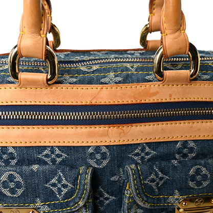 Louis Vuitton Monogram Denim Neo Speedy Blue 7 of 12