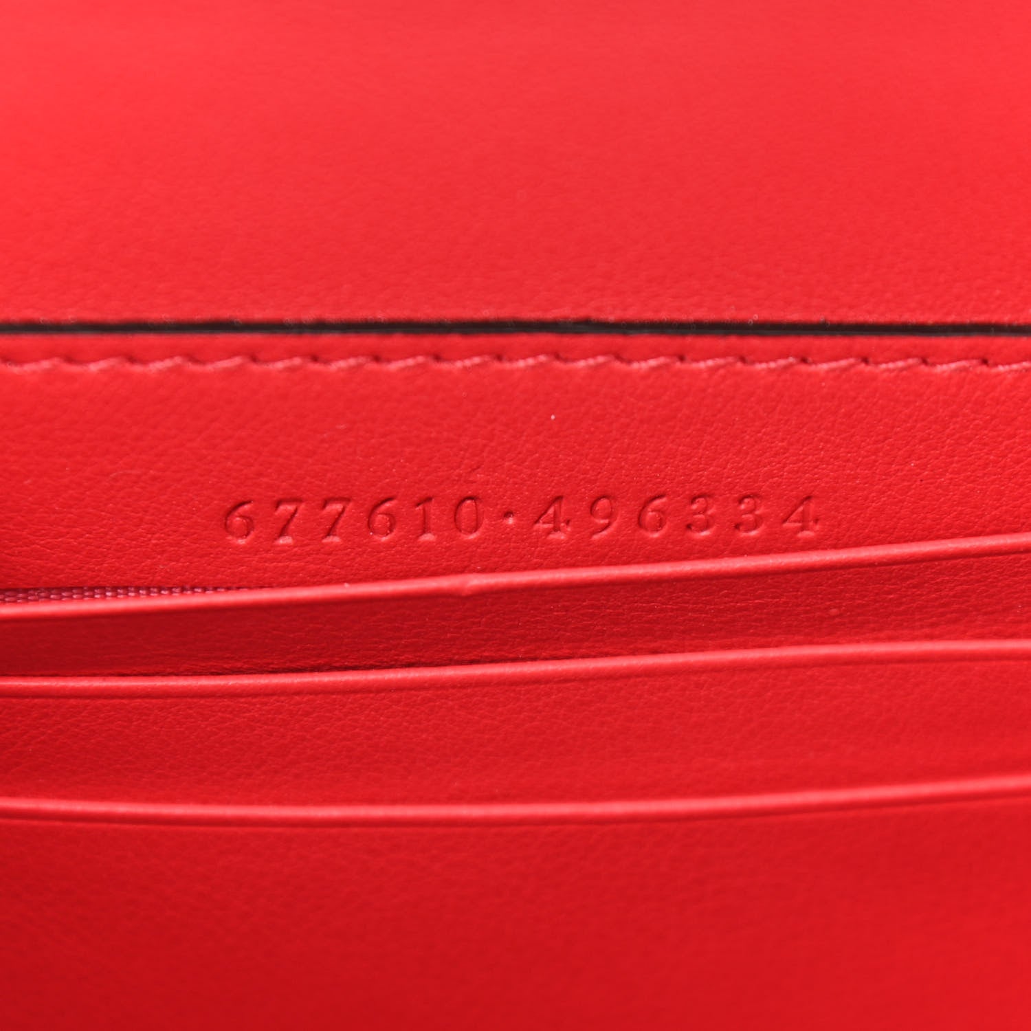 Gucci GG Supreme Monogram Moon Calfskin Love Valentines Day Padlock Case Beige Ebony New Geranium 7 of 10