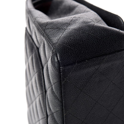 Chanel Caviar Quilted Maxi Double Flap Black 17 of 21
