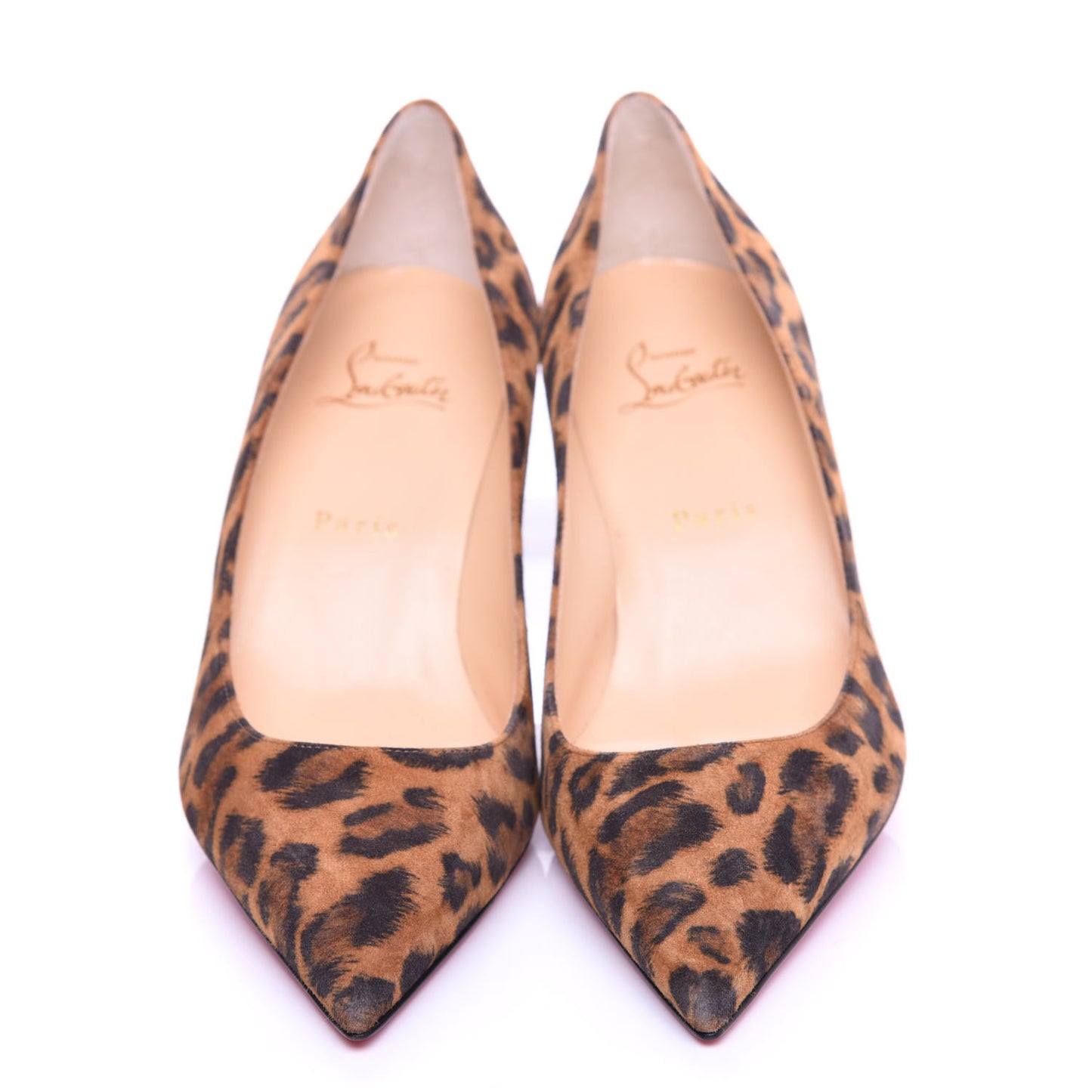 Veau Velours Leopard Kate 55 Pumps 37.5 Caramel