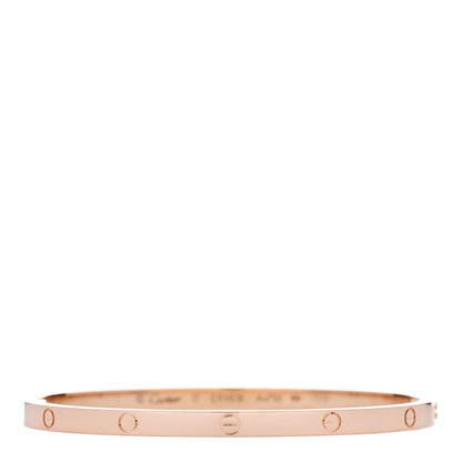 Cartier 18K Pink Gold Small LOVE Bracelet 17 1 of 8