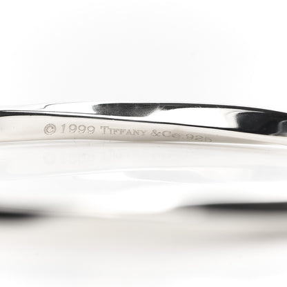 Tiffany Sterling Silver Twist Bangle Bracelet 4 of 4