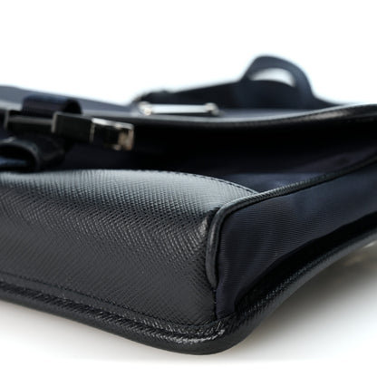 Prada Re-Nylon Saffiano Smartphone Case Crossbody Navy 10 of 10