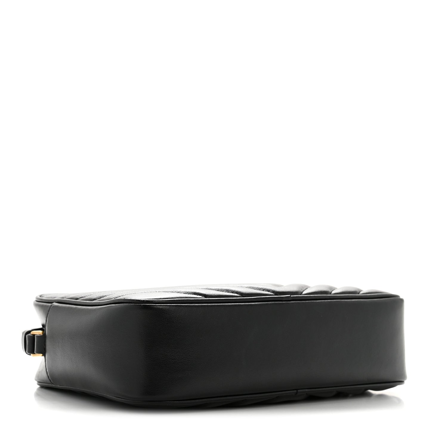 Calfskin Matelasse Monogram Lou Camera Bag Black