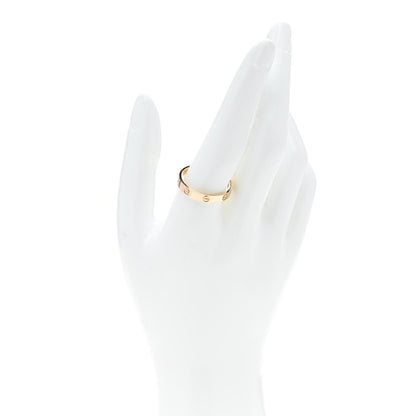 Cartier 18K Yellow Gold 3.5mm LOVE Wedding Band Ring 65 11 2 of 4